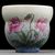 Пиала 105мл "Цветы", фарфор из Цзиндечжень (403308)-
