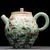 Чайник 155мл "Цветы", керамика из Цзиндэчжэнь (403510)-