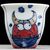 Пиала 120мл "Мультяшная", уцай, фарфор из Цзиндечжень (404207)-