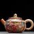 Чайник 140мл "Феникс и пион", роспись Цэн Яньбао (77374)-