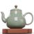 Чайник 155мл "Цветы", керамика, селадон, мастер Цэн Гуанбо (77407)-