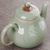 Чайник 155мл "Цветы", керамика, селадон, мастер Цэн Гуанбо (77407)-фотография 5