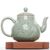 Чайник 140мл "Цветы", керамика, селадон, мастер Цэн Гуанбо (77406)-