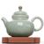 Чайник 150мл "Цветы", керамика, селадон, мастер Цэн Гуанбо (77405)-