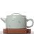 Чайник 160мл, жуяо, керамика, серебро (77433)-