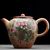 Чайник 120мл "Цветы", цзиндэчжэньская керамика (404708)-