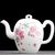 Чайник 200мл "Цветы", цзиндэчжэньский фарфор (404735)-